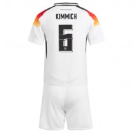 Camisa de Futebol Alemanha Joshua Kimmich #6 Equipamento Principal Infantil Europeu 2024 Manga Curta (+ Calças curtas)